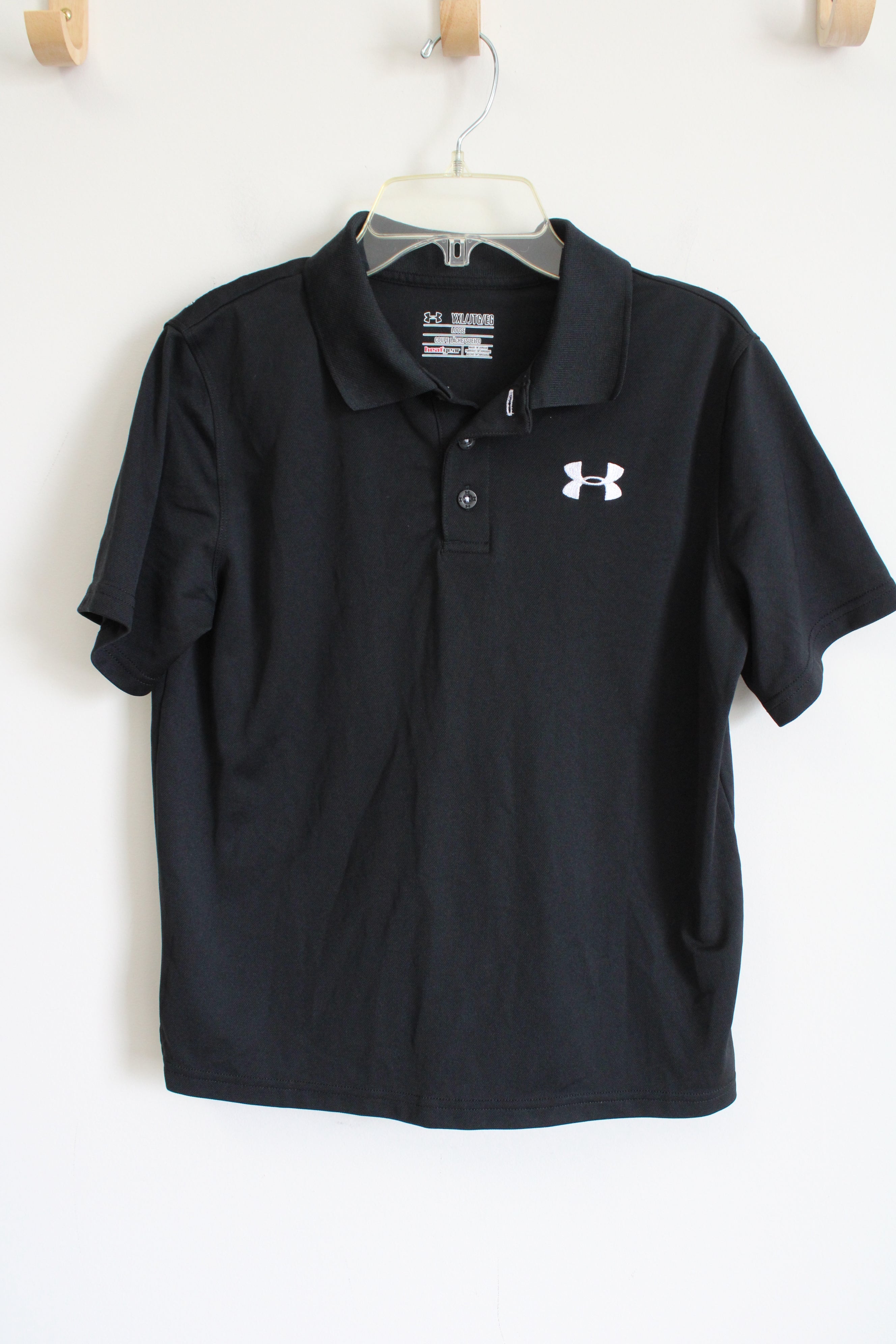 Under Armour Black Polo | Youth XL (18/20)