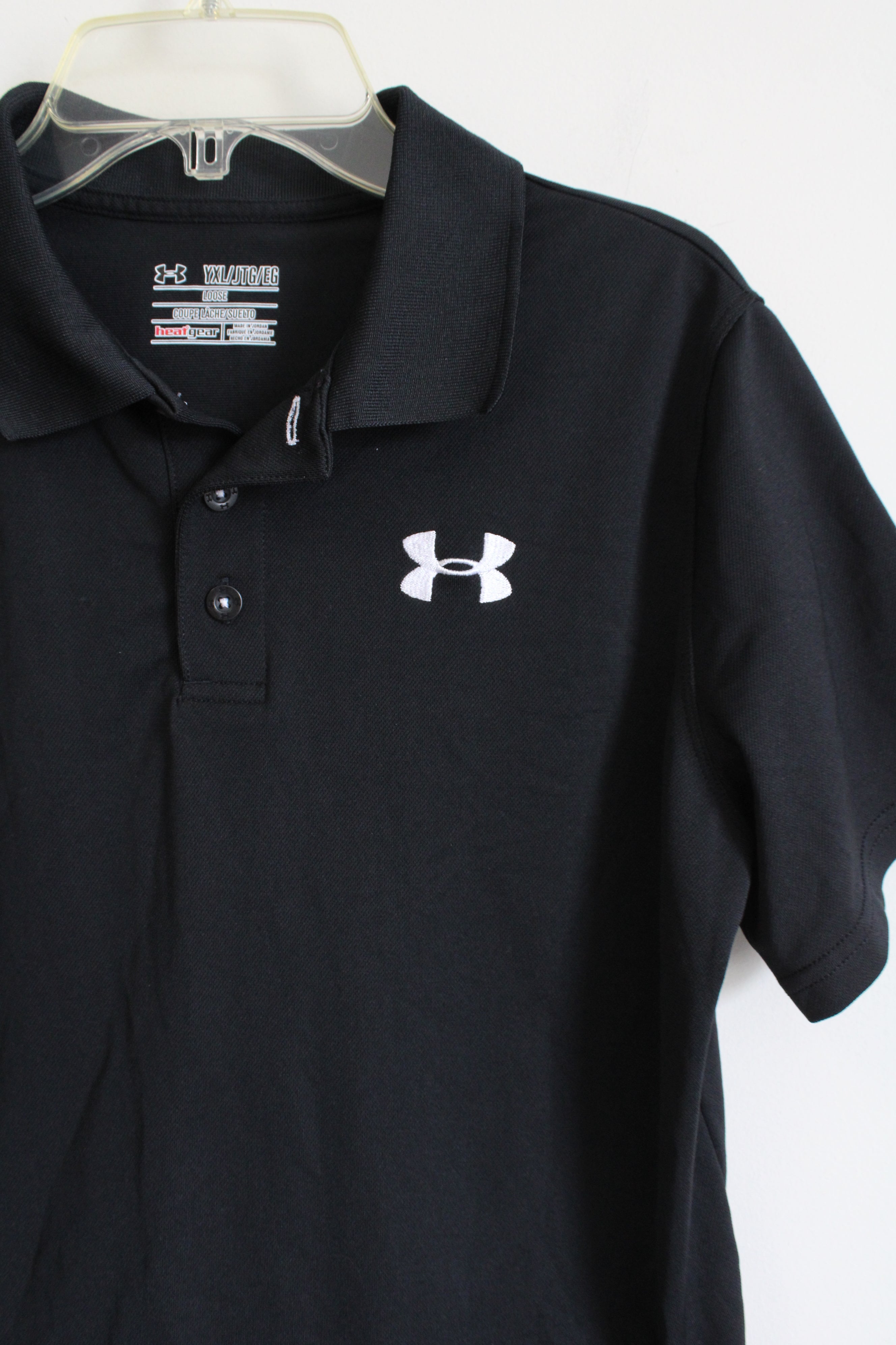 Under Armour Black Polo | Youth XL (18/20)