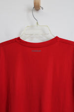 Adidas Red Logo Shirt | Youth S (8)