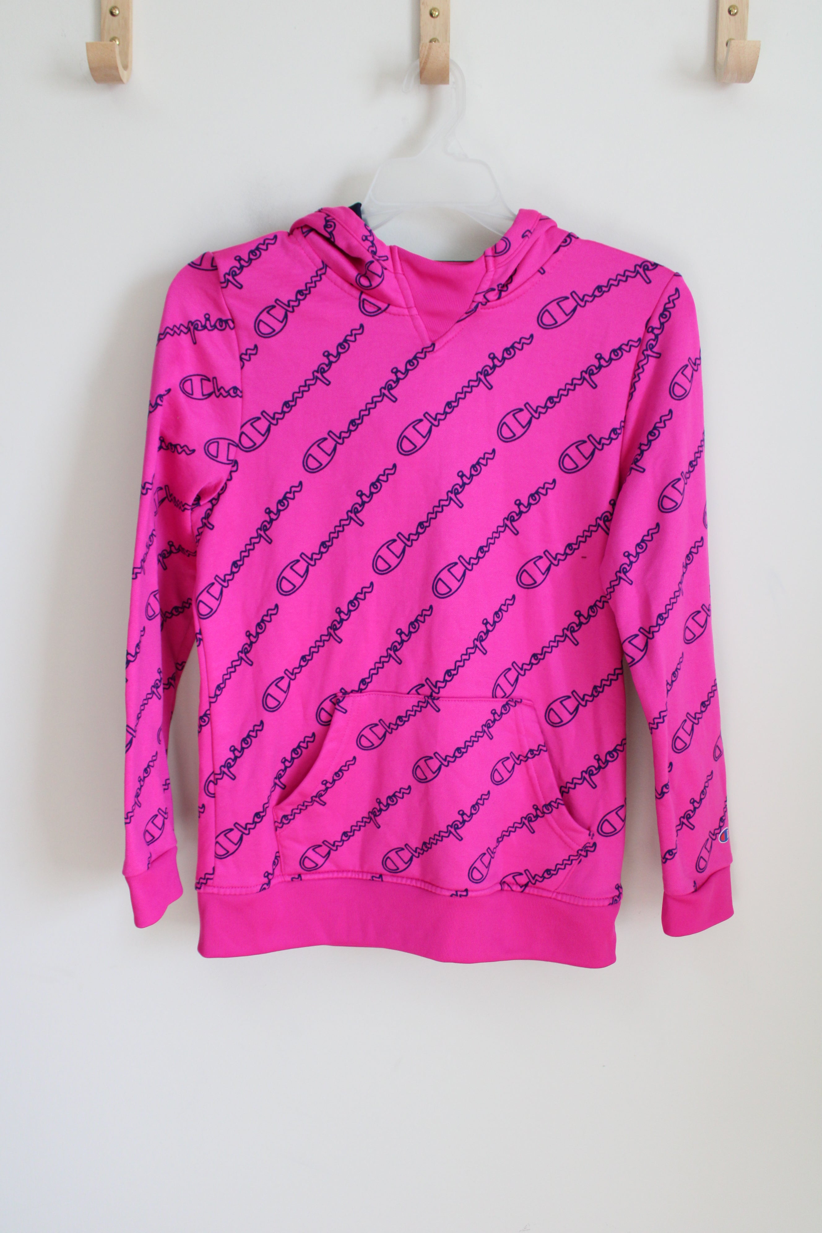 Champion sweater dark blue and pink best sale