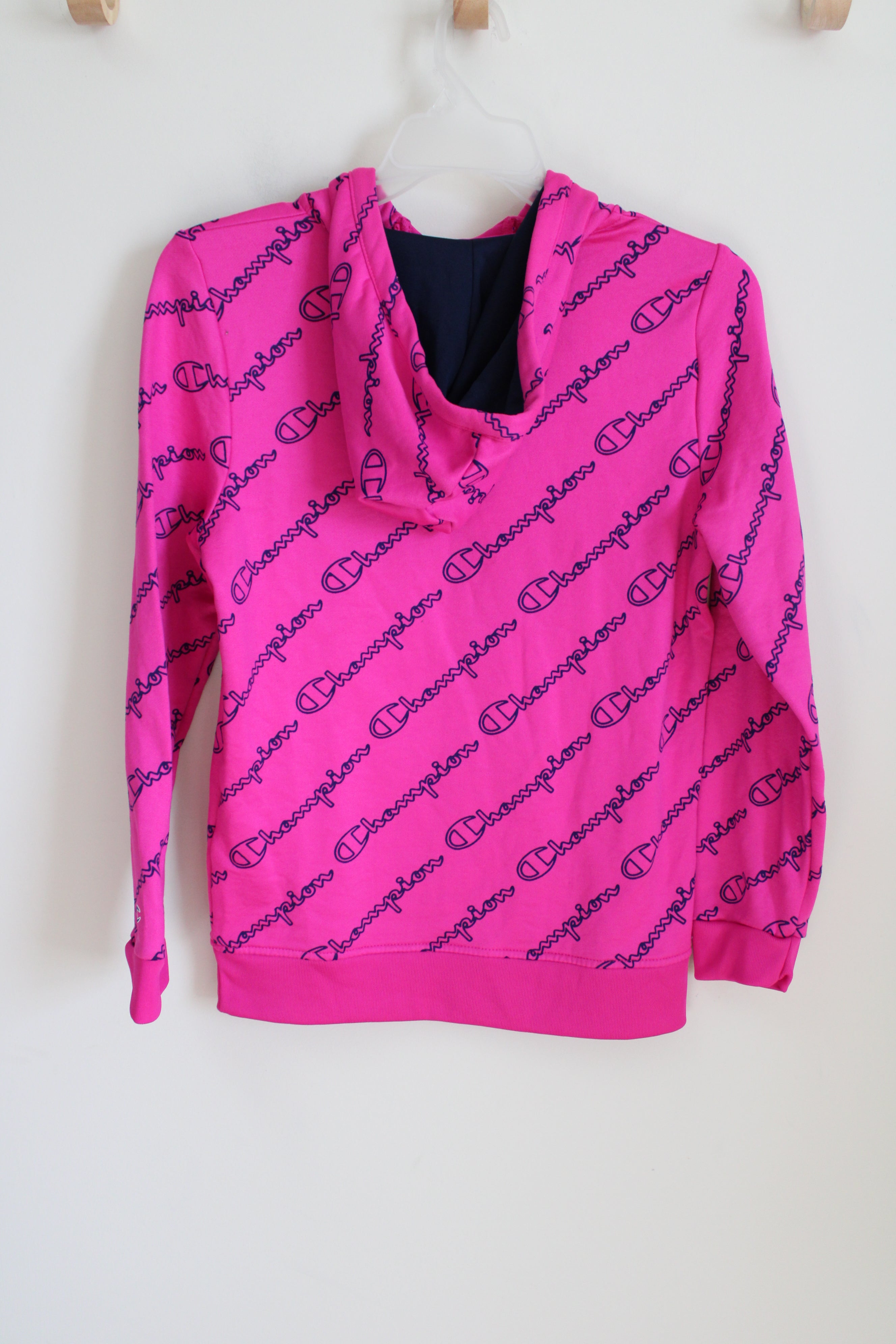 Champion Pink Logo Hoodie 14 16 Jubilee Thrift