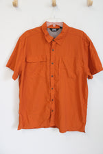 Eastern Mountain Sports Orange Button Down Shirt | XL