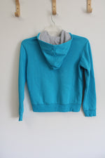 Champion Blue Logo Fleece Lined Hoodie | Youth L (14/16)