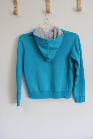 Champion Blue Logo Fleece Lined Hoodie | Youth L (14/16)