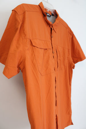 Eastern Mountain Sports Orange Button Down Shirt | XL