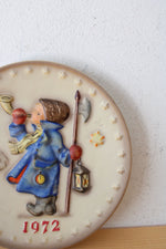 Goebel M.J. Hummel 1972 Boy With Horn 2nd Annual Decorative Plate