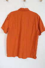 Eastern Mountain Sports Orange Button Down Shirt | XL