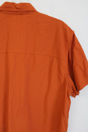 Eastern Mountain Sports Orange Button Down Shirt | XL