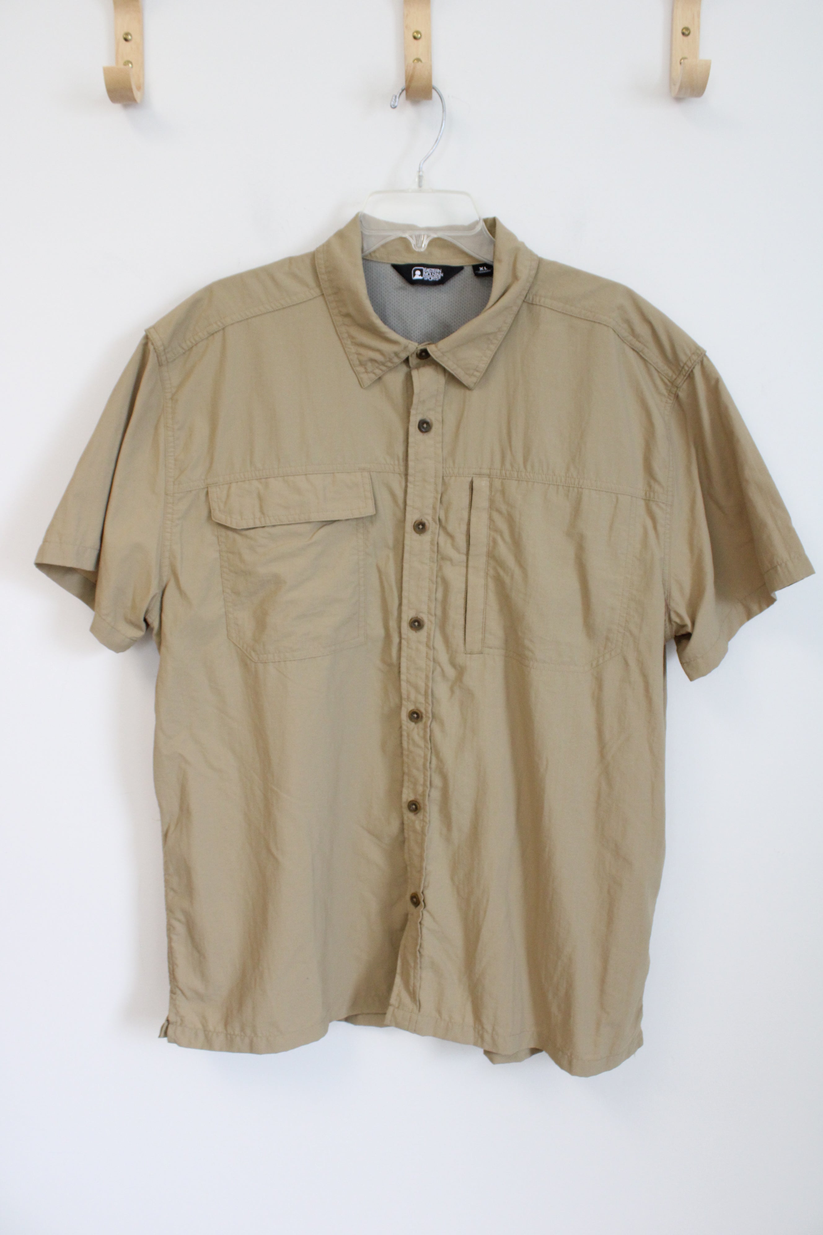 Eastern Mountain Sports Tan Button Down Shirt | XL