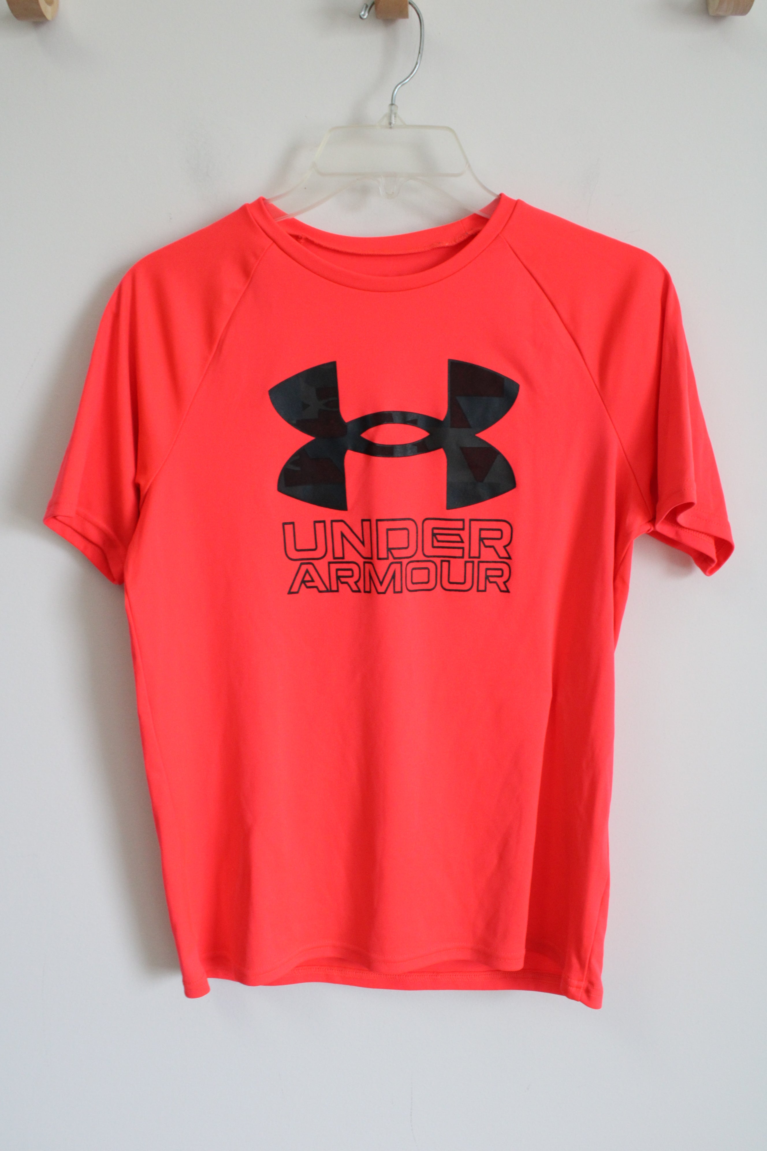 Under Armour Orange Logo Shirt | Youth L (14/16)