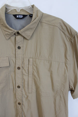 Eastern Mountain Sports Tan Button Down Shirt | XL