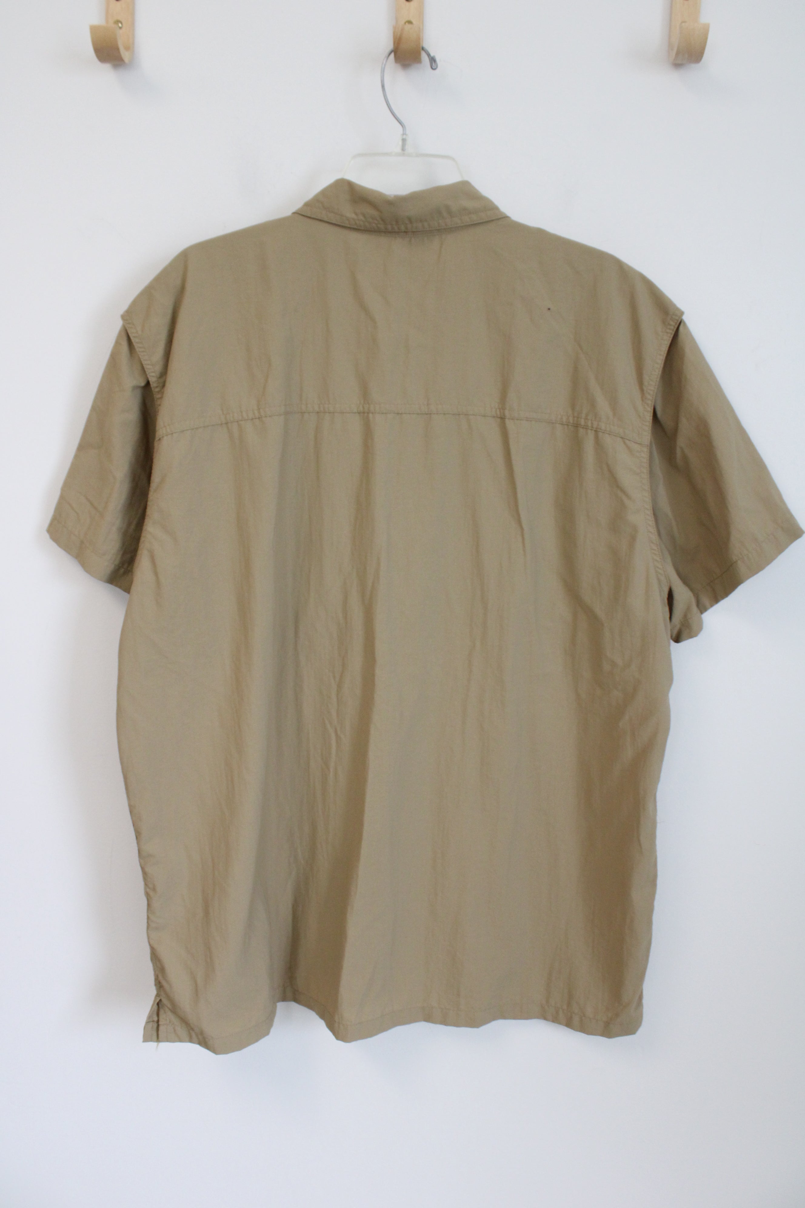 Eastern Mountain Sports Tan Button Down Shirt | XL