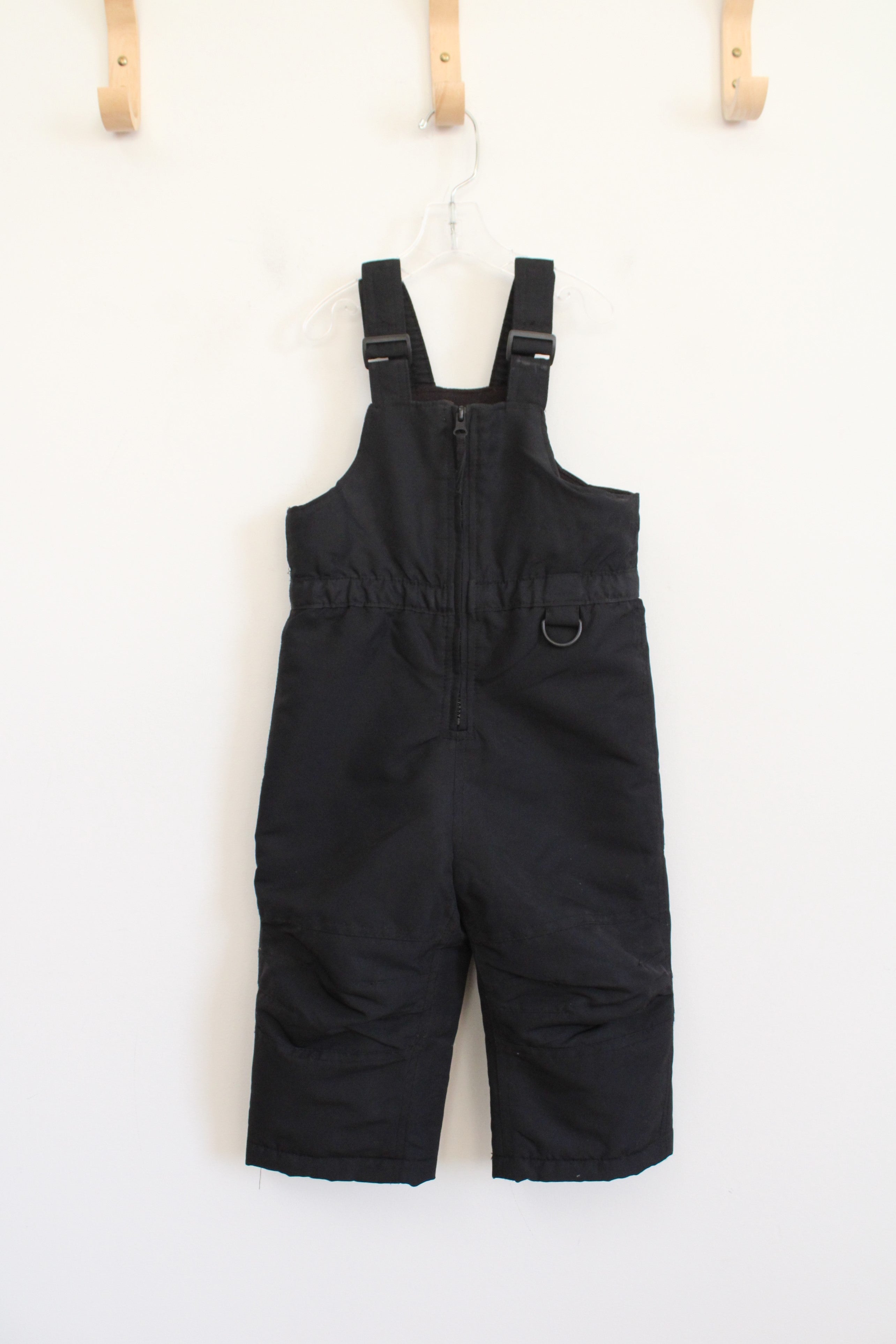 WonderKids Black Bib Snow Pants | 2T