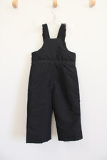 WonderKids Black Bib Snow Pants | 2T