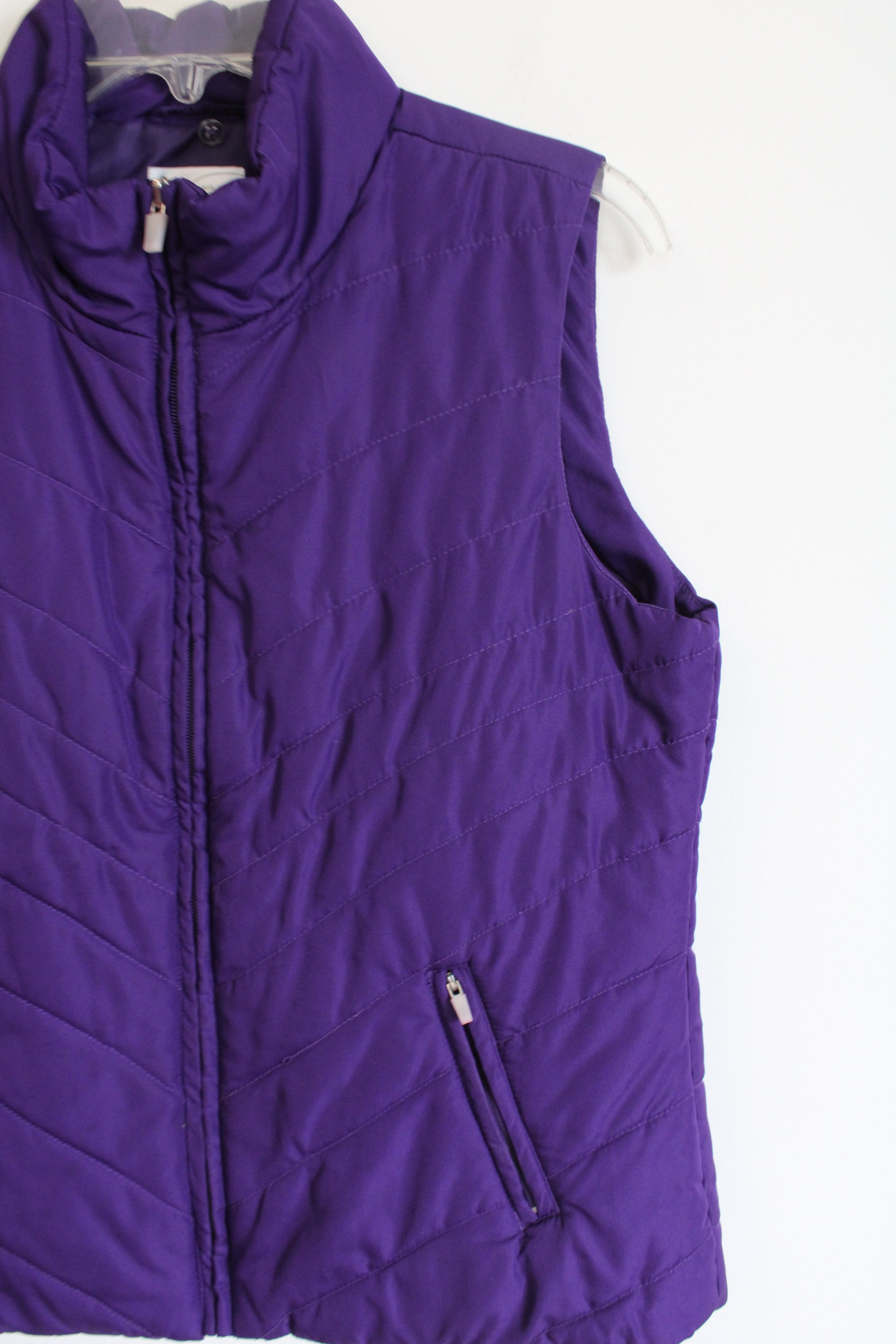 Studio Work Purple Vest | M Petite