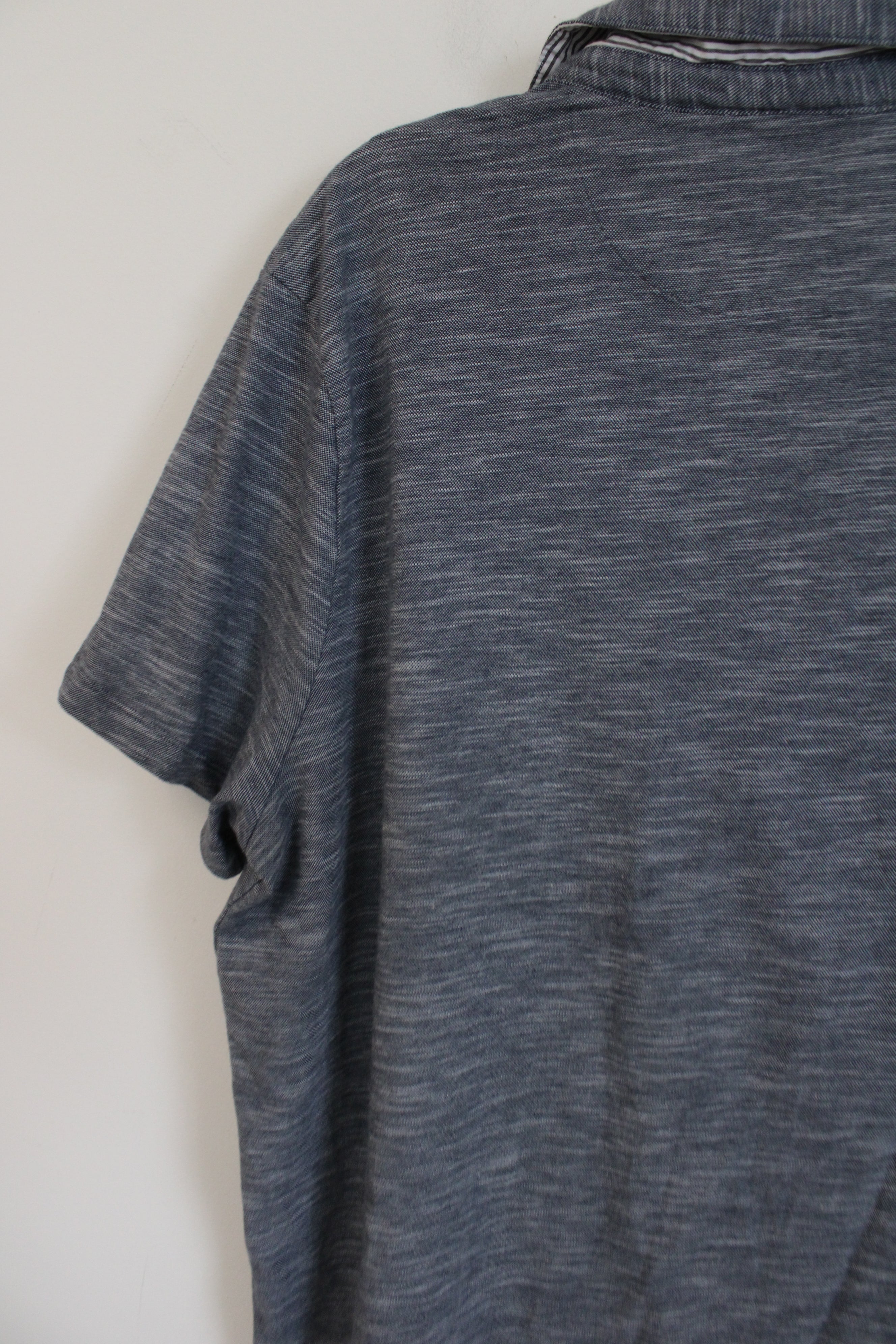 Perry Ellis Gray Polo Cotton Shirt | XL