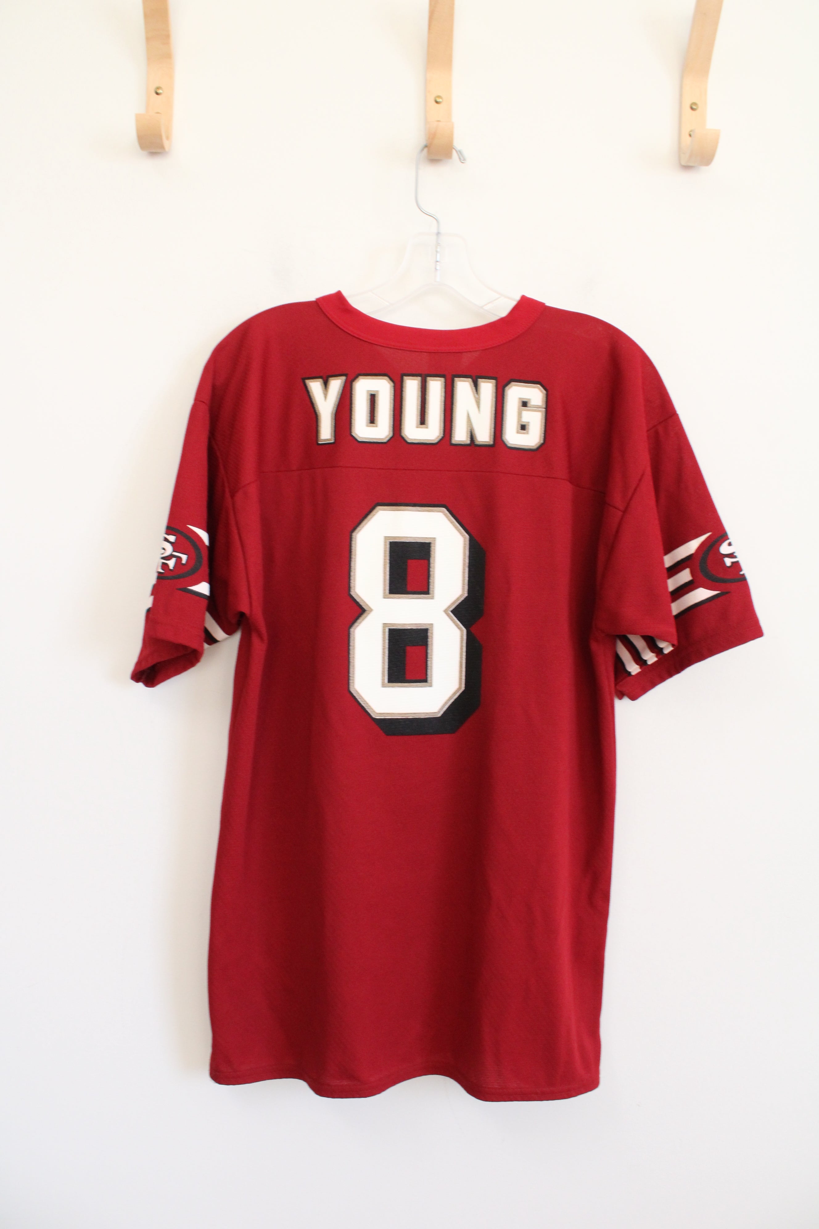 Logo 7 Vintage San Francisco 49ers #8 Young Jersey | Youth XL (18/20)