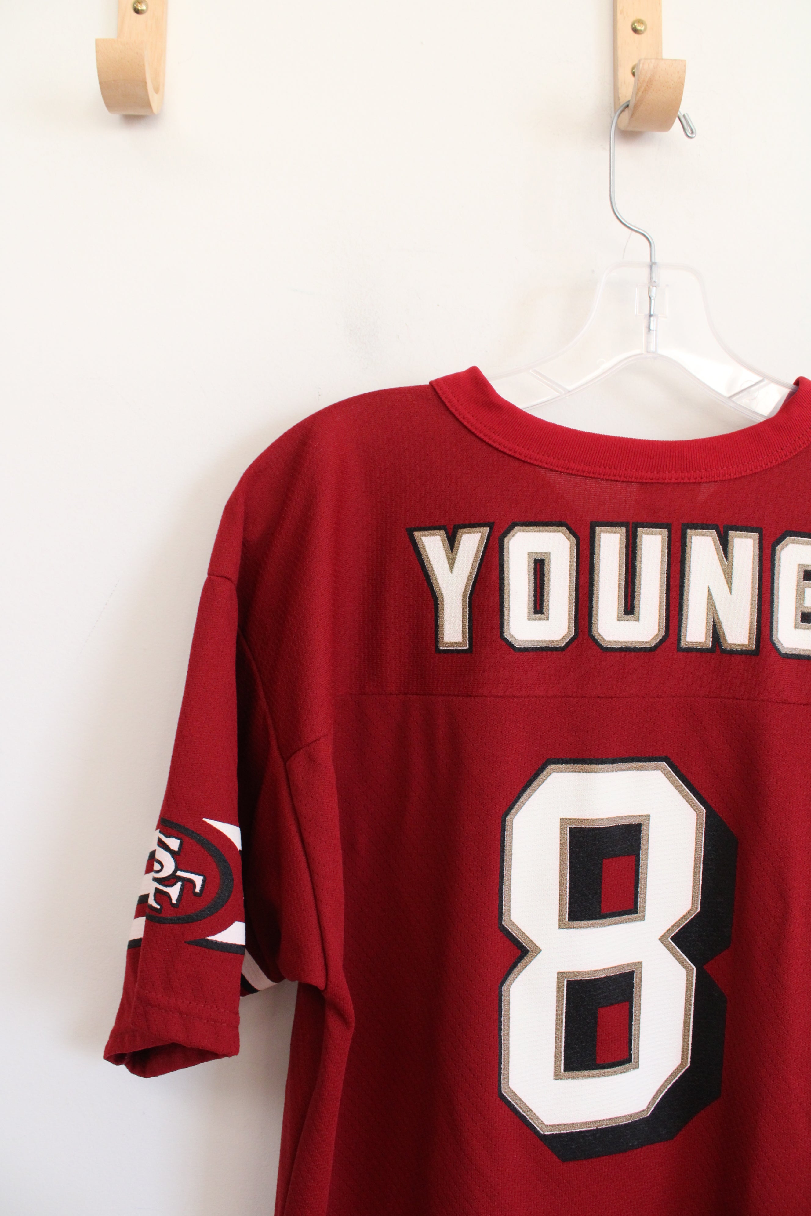 Logo 7 Vintage San Francisco 49ers #8 Young Jersey | Youth XL (18/20)