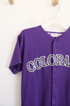 Majestic Colorado Rockies #28 Arenado Jersey | Youth L (14/16)