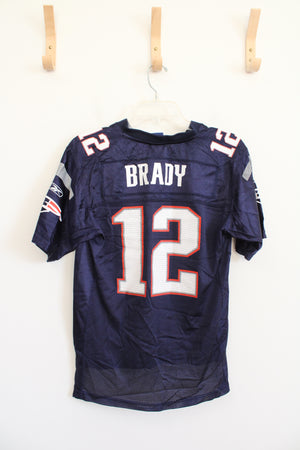 NFL Reebok New England Patriot #12 Brady Jersey | Youth L (14/16)