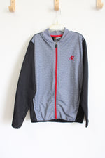 AND1 Gray & Black Zip Up Lightweight Jacket | Youth M (8)