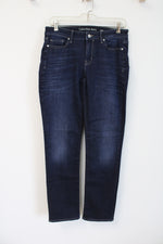 Calvin Klein Straight Fit Dark Wash Jeans | 28X32