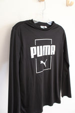 Puma Black Long Sleeved Shirt | Youth L (14/16)