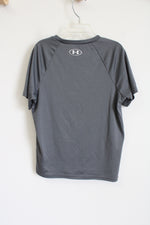 Under Armour Gray Logo Shirt | Youth S (7/8)