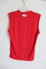 Under Armour HeatGear Compression Red Tank | L