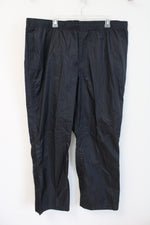 L.L. Bean Black Windbreaker Pants | XL