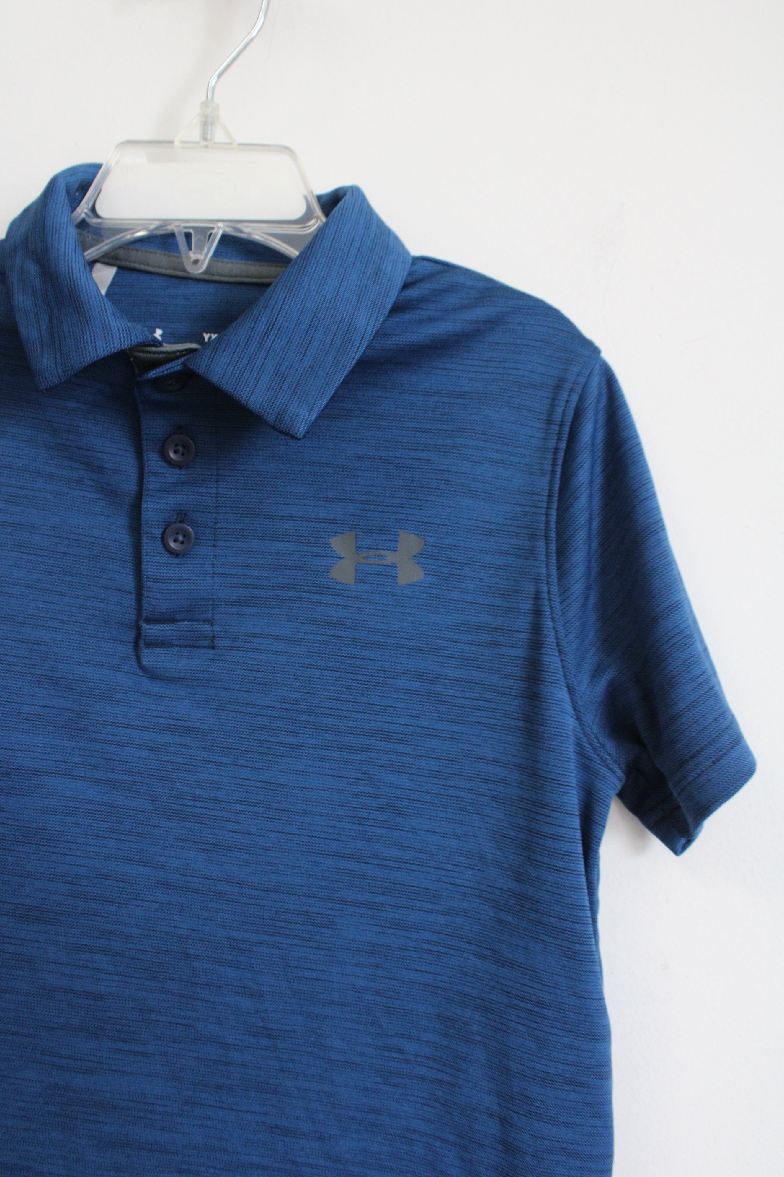 Under Armour Blue Polo Shirt | Youth XS (6)