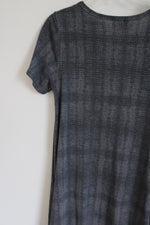 LuLaRoe Gray Patterned Pocket Dress | XS