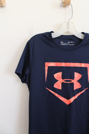 Under Armour Navy Athletic Shirt | Youth M (10/12)