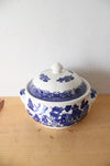 Churchill Blue Willow Covered Dish