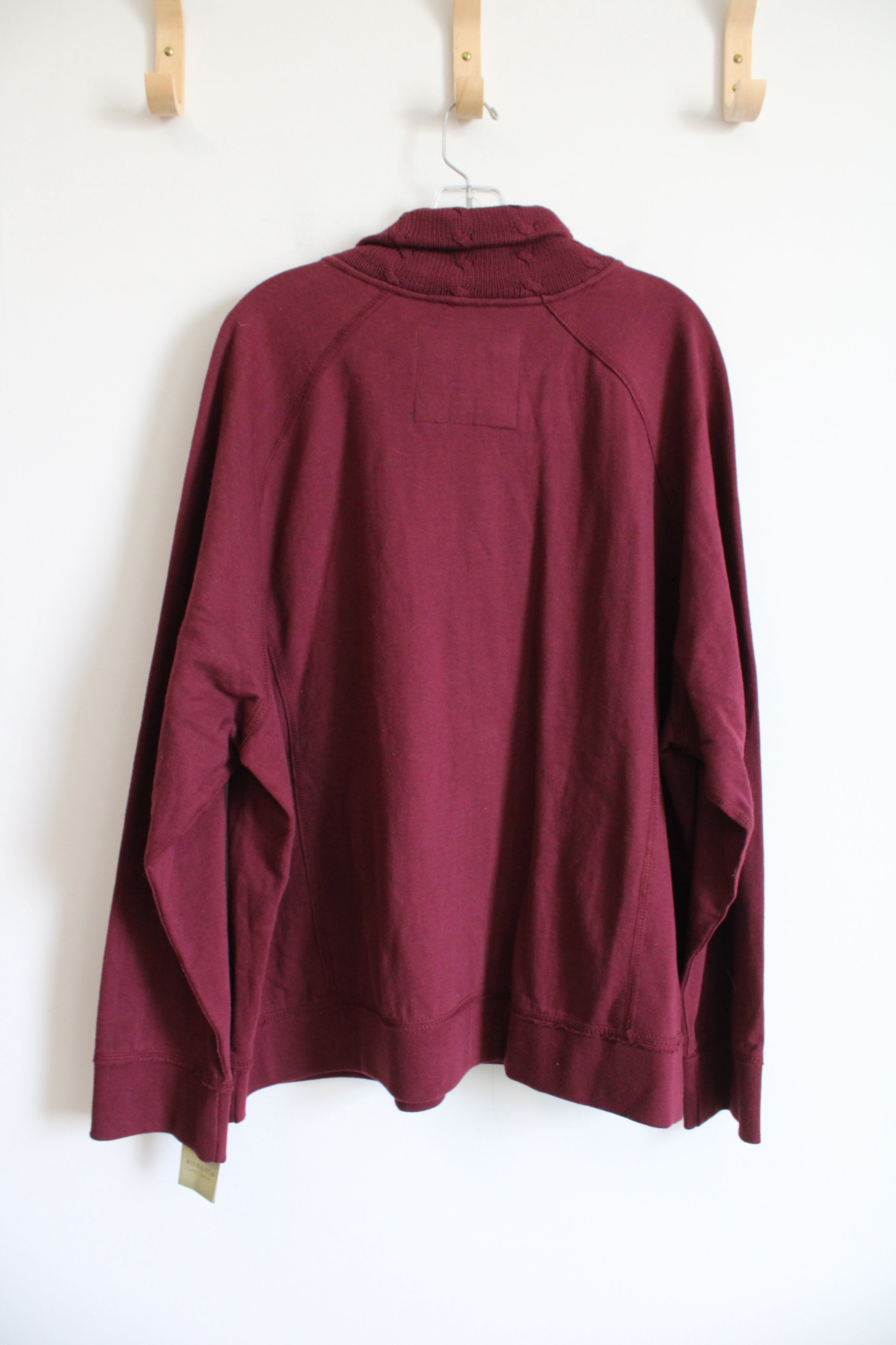 Sonoma Maroon Fleece Lined Jacket | 3X