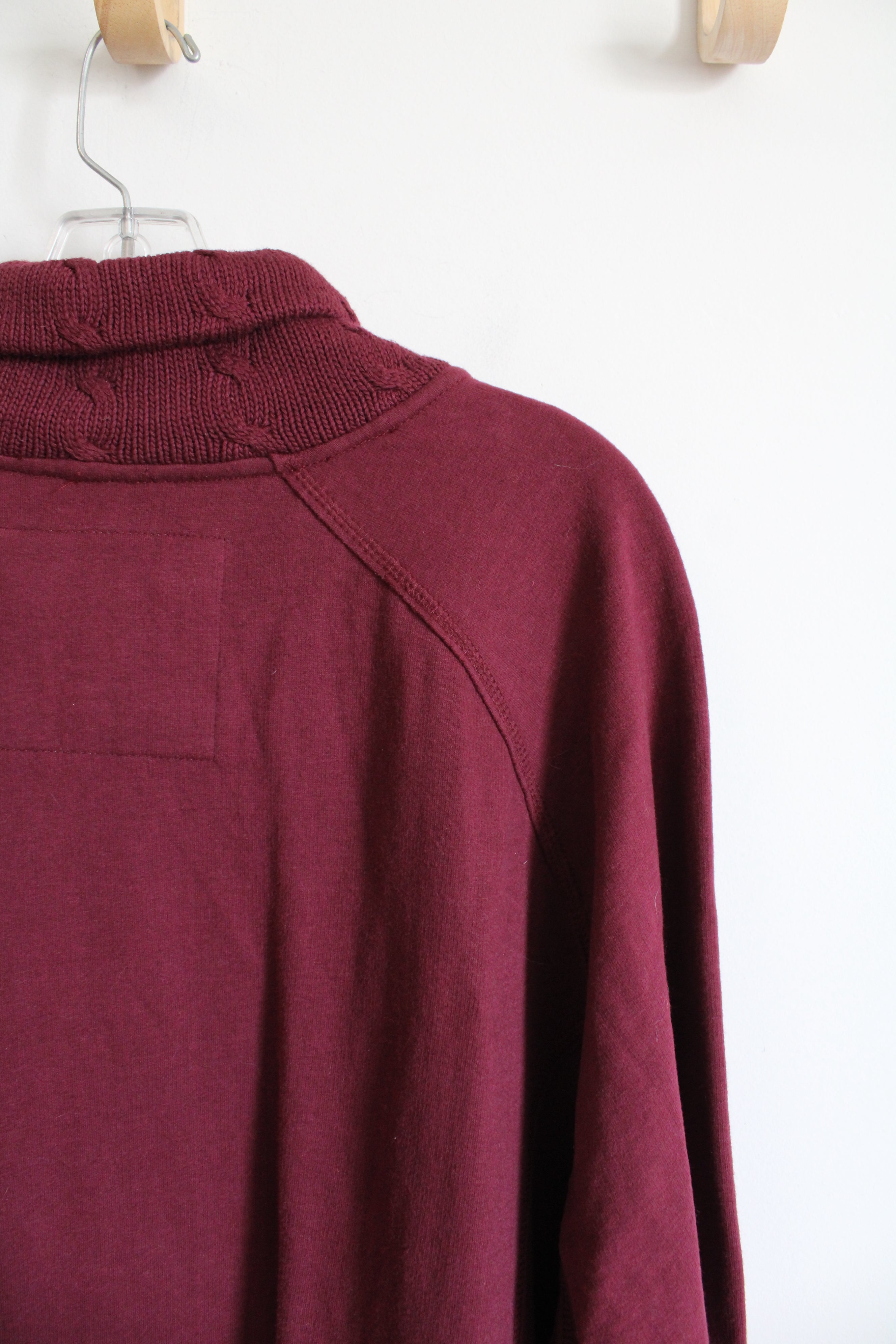 Sonoma Maroon Fleece Lined Jacket | 3X