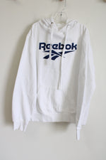 Reebok White Logo Hoodie | Youth M (8)