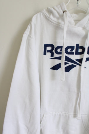 Reebok White Logo Hoodie | Youth M (8)