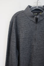 Under Armour Loose Fit Gray 1/4 Zip Up | XL