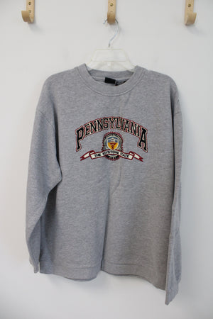 State Of Mine Pennsylvania Embroidered Soft Sweatshirt | L