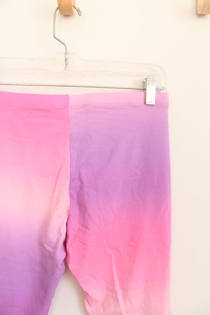 Wonder Nation Purple & Pink Ombre Leggings | Youth XXL (18)