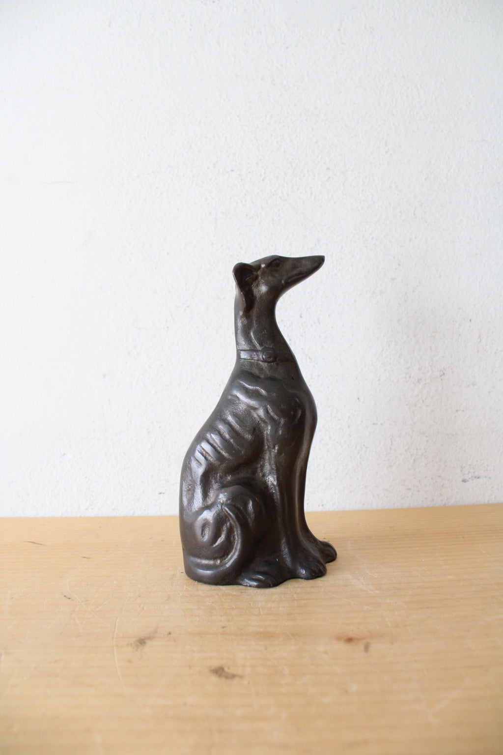 Vintage Brass Greyhound Figurine