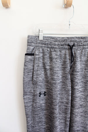 Under Armour Black & Gray Cool Gear Jogger Sweatpants | Youth L (14/16)