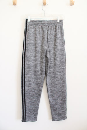 Adidas Gray & Black Sweatpants | Youth 14/16