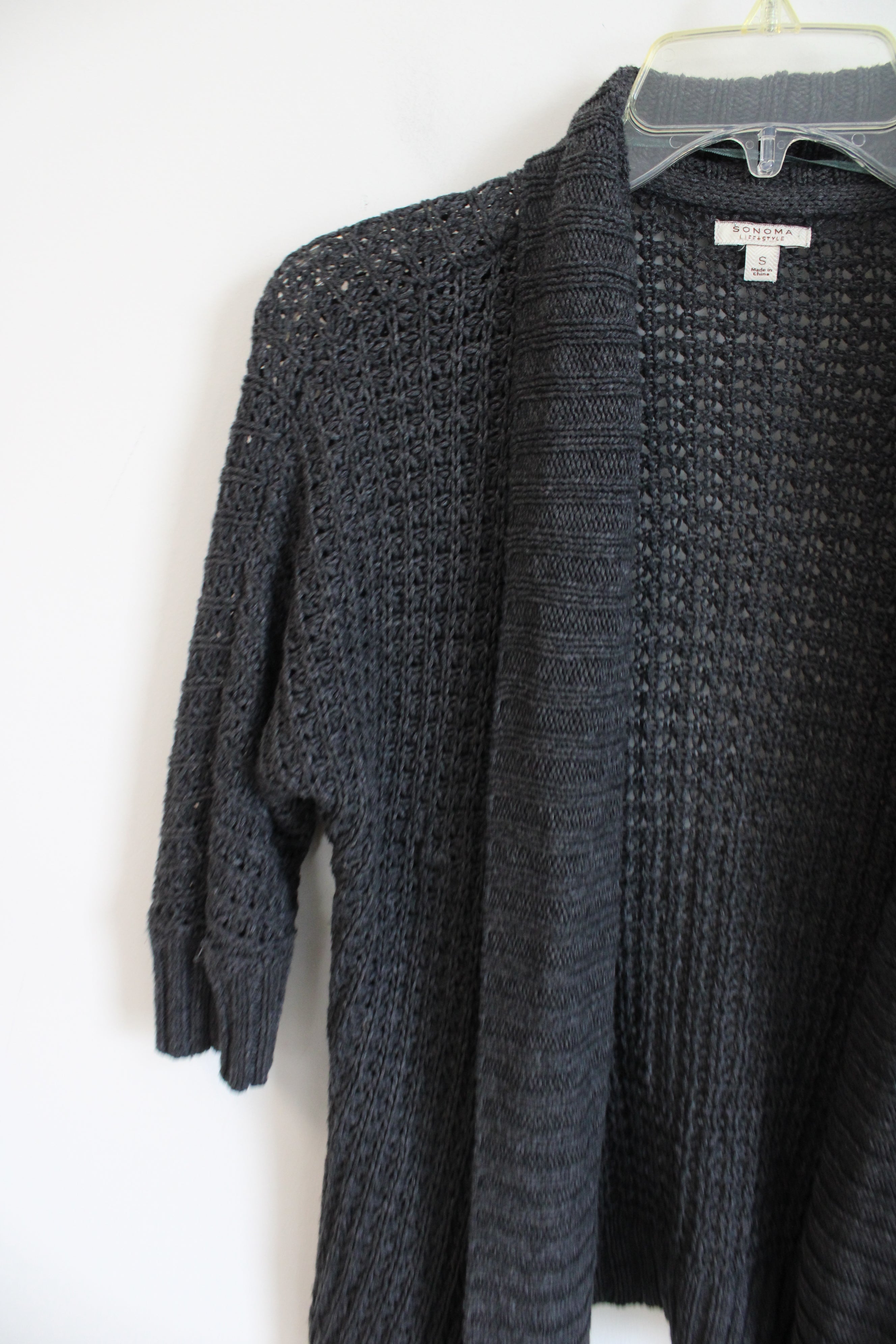 Sonoma Gray Cardigan Sweater | S