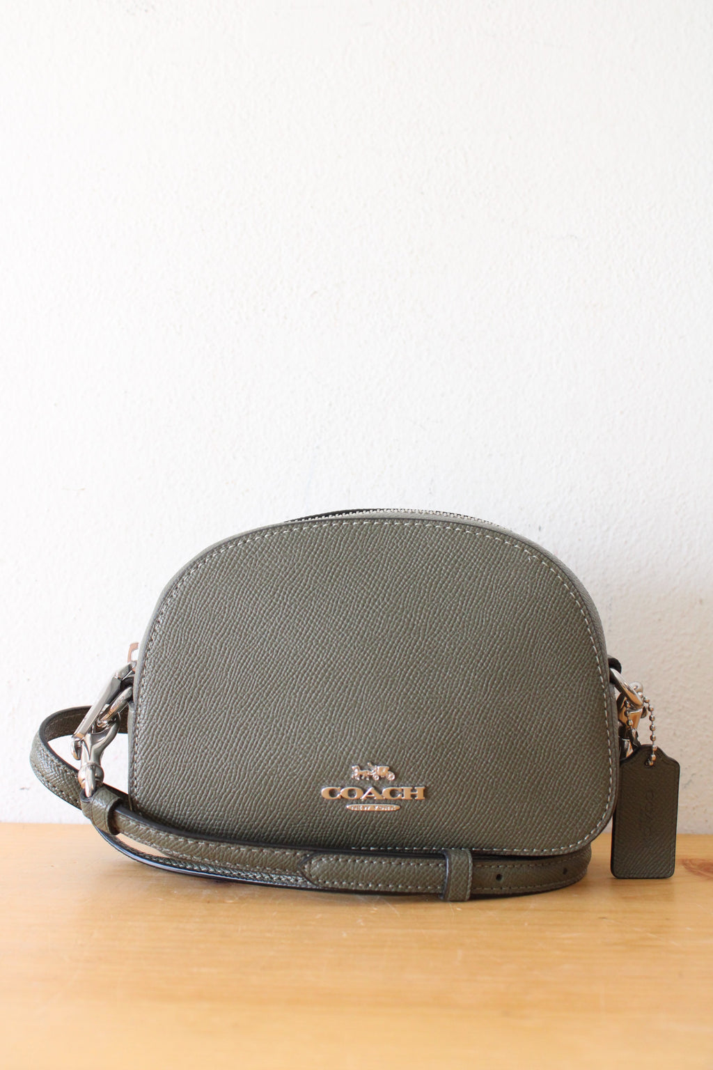 Coach Olive Green Mini Sierra Crossbody Purse