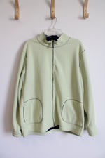 Sport Savvy Light Green Fleece Jacket | L