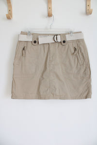 NEW Sonoma Tan Belted Skort | 8