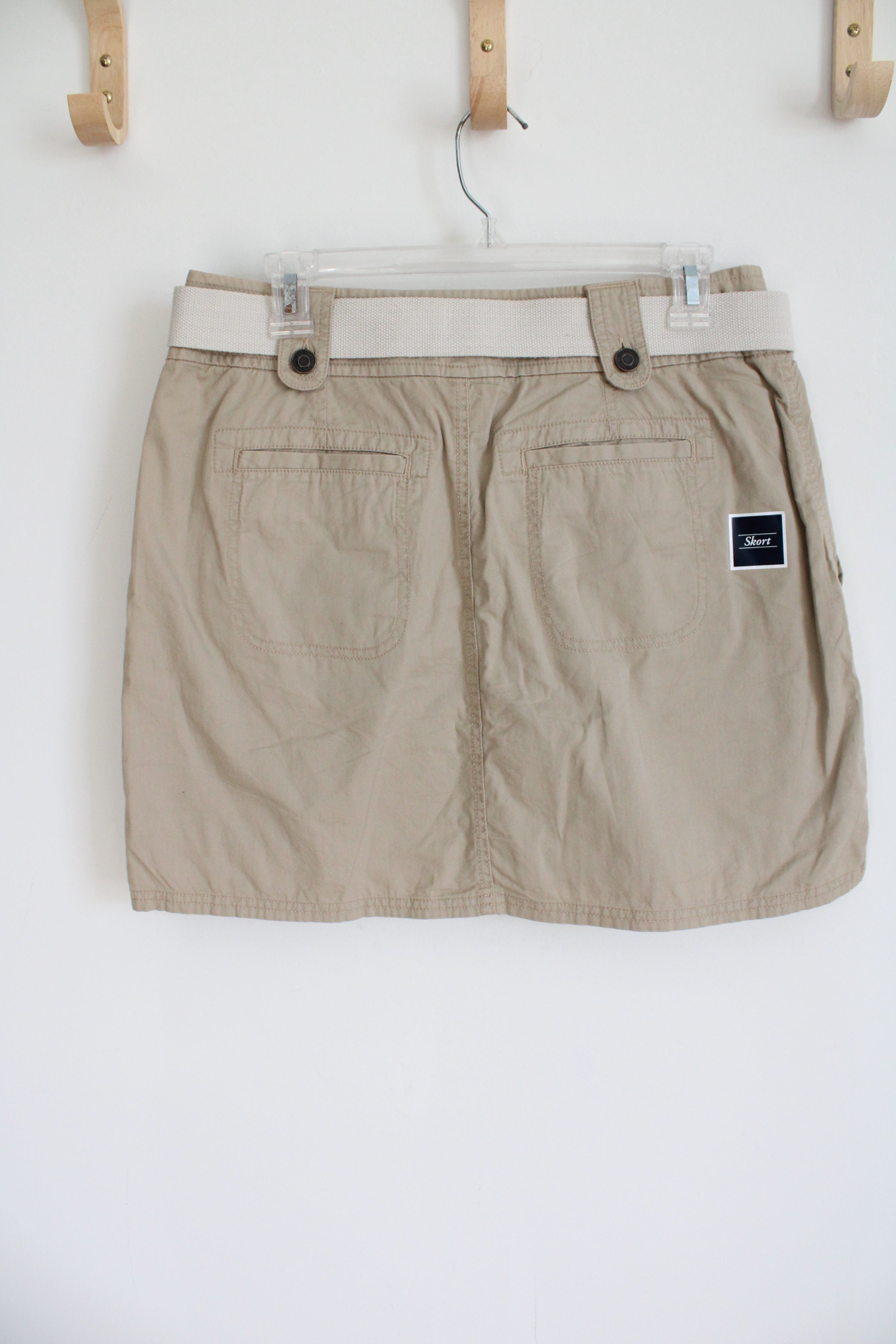 NEW Sonoma Tan Belted Skort | 8