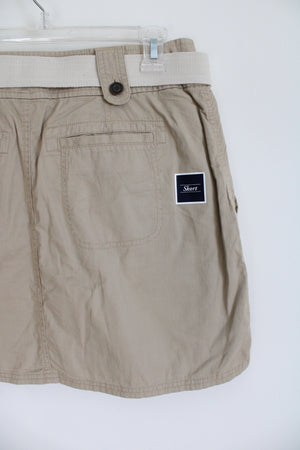 NEW Sonoma Tan Belted Skort | 8